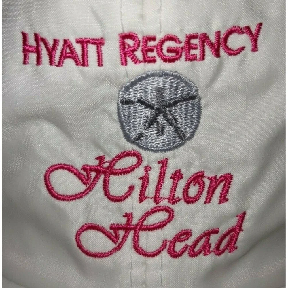 HYATT REGENCY HOTEL Hilton Head, South Carolina snapback Hat Cap White VINTAGE